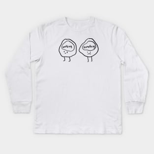 nothing on my mind Kids Long Sleeve T-Shirt